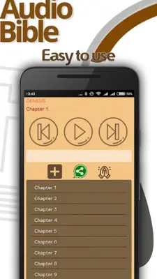 The Bible in MP3 android App screenshot 2